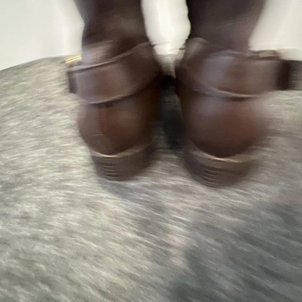 Lauren Ralph Lauren Simone Women's Brown Leather Knee-High Boots Size 8B. - Picture 7 of 16